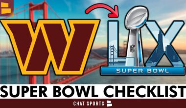 Commanders Super Bowl Checklist: 4 Things Washington NEEDS To Do To Win The Super Bowl Next Year