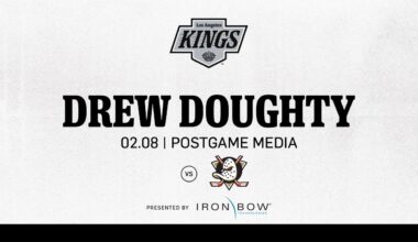 Defenseman Drew Doughty | 02.08 LA Kings fall to Anaheim Ducks in a Shootout