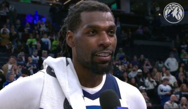 Naz Reid Postgame Interview After Win On His Bobblehead Night