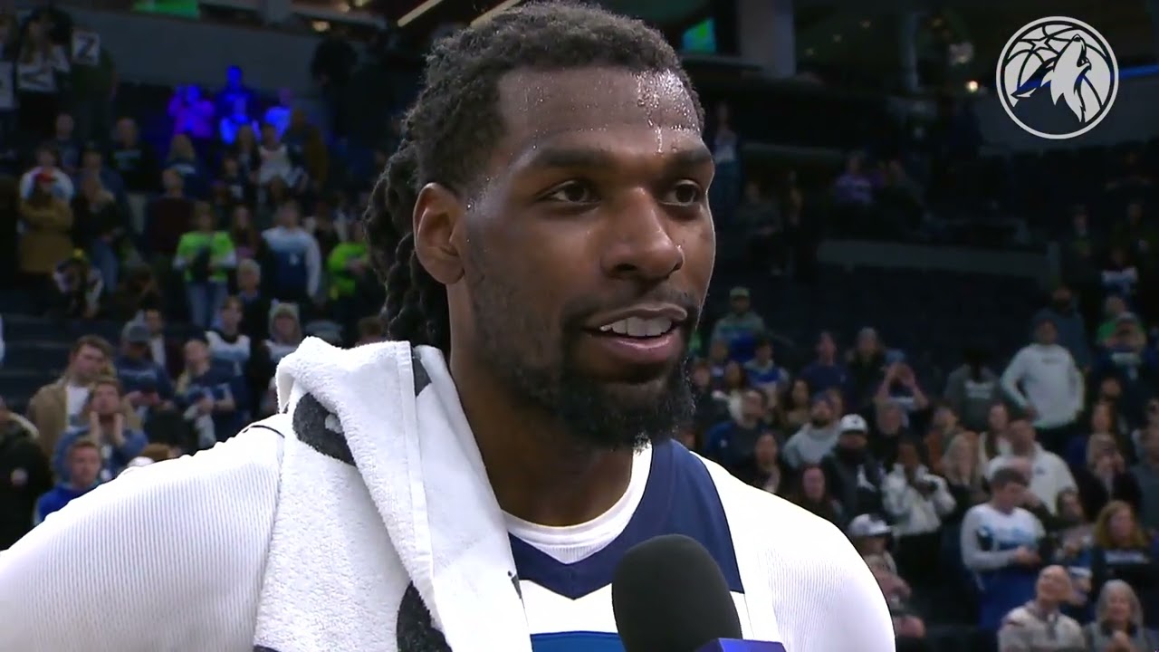 Naz Reid Postgame Interview After Win On His Bobblehead Night