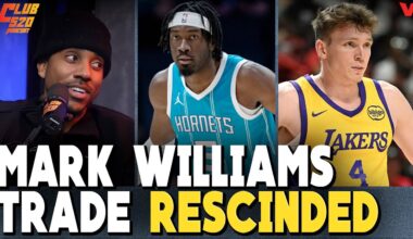 Jeff Teague KNEW Mark Williams-Dalton Knecht Lakers trade was fishy, Hornets hiding something