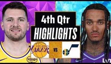 Los Angeles Lakers vs. Utah Jazz Full 4th Qtr Highlights | Feb 10 | 2025 NBA Highlights Regular