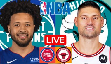 LIVE: DETROIT PISTONS vs CHICAGO BULLS | NBA | PLAY BY PLAY | SCOREBOARD