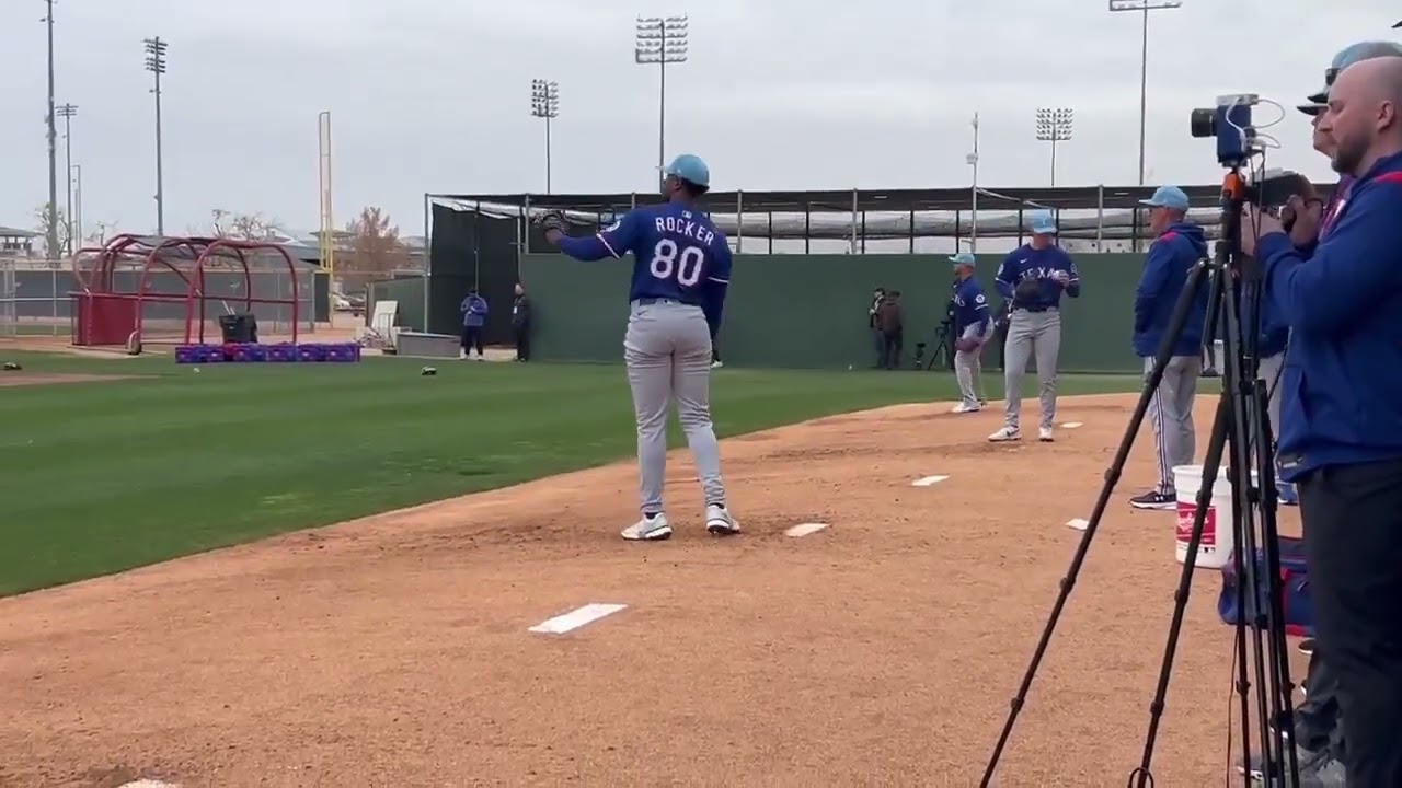 Kumar Rocker Throw Bullpen Session with Texas Rangers! (2025 MLB Spring Training)