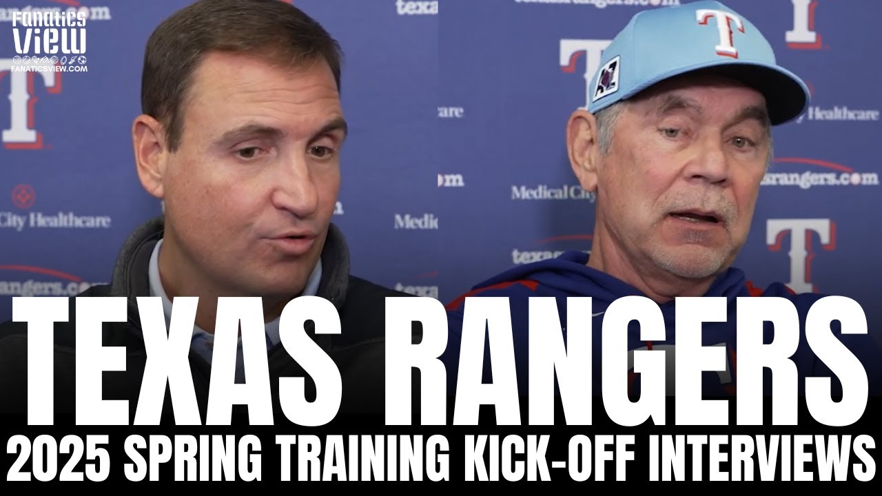 Bruce Bochy & Chris Young Discuss The State of Texas Rangers at First Day of Spring Training 2025