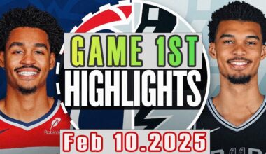 Washington Wizards Vs San Antonio Spurs Game 1st Highlights Feb 10,2025 NBA Season 2024-25