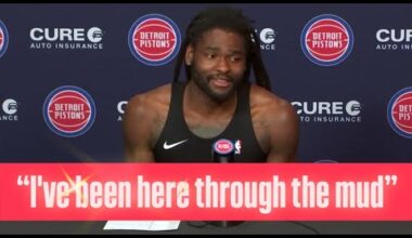Pistons Isaiah Stewart After Big Win Over Joel Embiid + Sixers: “I've been here through the mud”