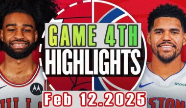 Chicago Bulls Vs Detroit Pistons Game 4th Highlights Feb 12,2025 NBA Season 2024-25