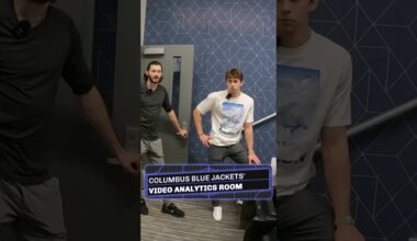 COLUMBUS BLUE JACKETS'VIDEO ANALYTICS ROOM