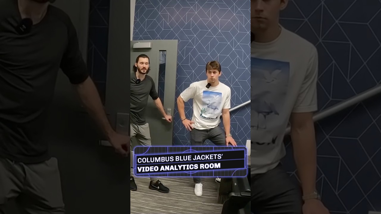 COLUMBUS BLUE JACKETS'VIDEO ANALYTICS ROOM