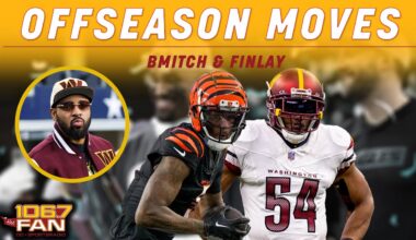 Santana Moss Thinks Commanders Should Prioritize The Trenches I BMitch & Finlay