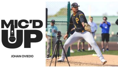 Mic'd Up with Johan Oviedo at Spring Training | Pittsburgh Pirates