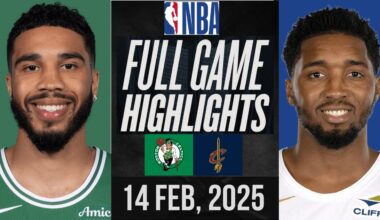 BOSTON CELTICS  vs CLEVELAND CAVALIERS| FULL GAME HIGHLIGHTS | FEBRUARY 14, 2025 | NBA HIGHLIGHTS