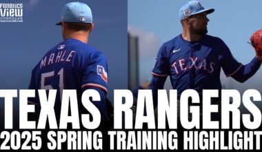 Nathan Eovaldi, Tyler Mahle, Jesse Chavez & More Texas Rangers Bullpens at Spring Training 2025