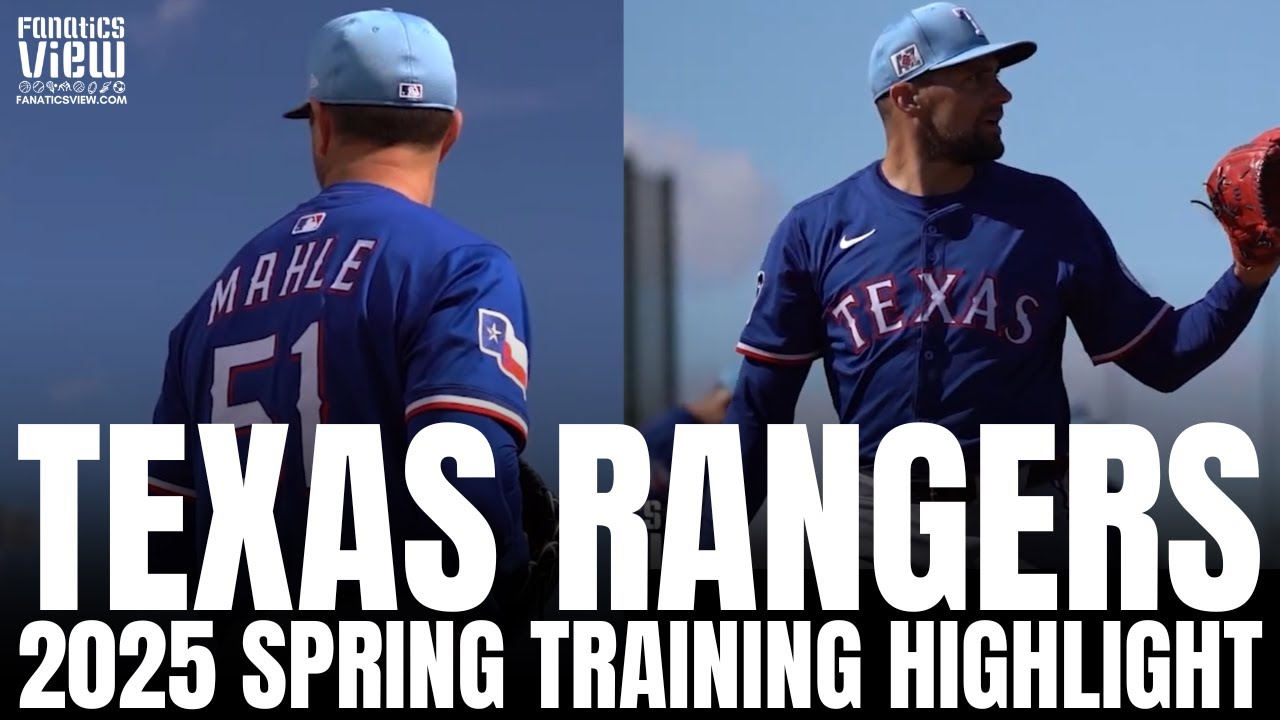 Nathan Eovaldi, Tyler Mahle, Jesse Chavez & More Texas Rangers Bullpens at Spring Training 2025