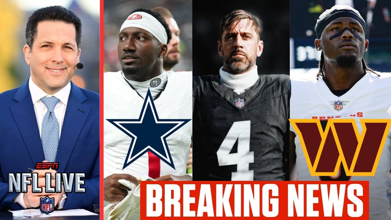 FULL NFL LIVE | ESPN update: Deebo Samuel to Cowboys? - Higgins to Commanders? - Rodgers to Raiders?