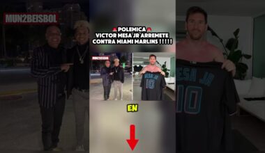 🚨POLEMICA🚨 VICTOR MESA JR ARREMETE CONTRA MIAMI MARLINS !!!!!