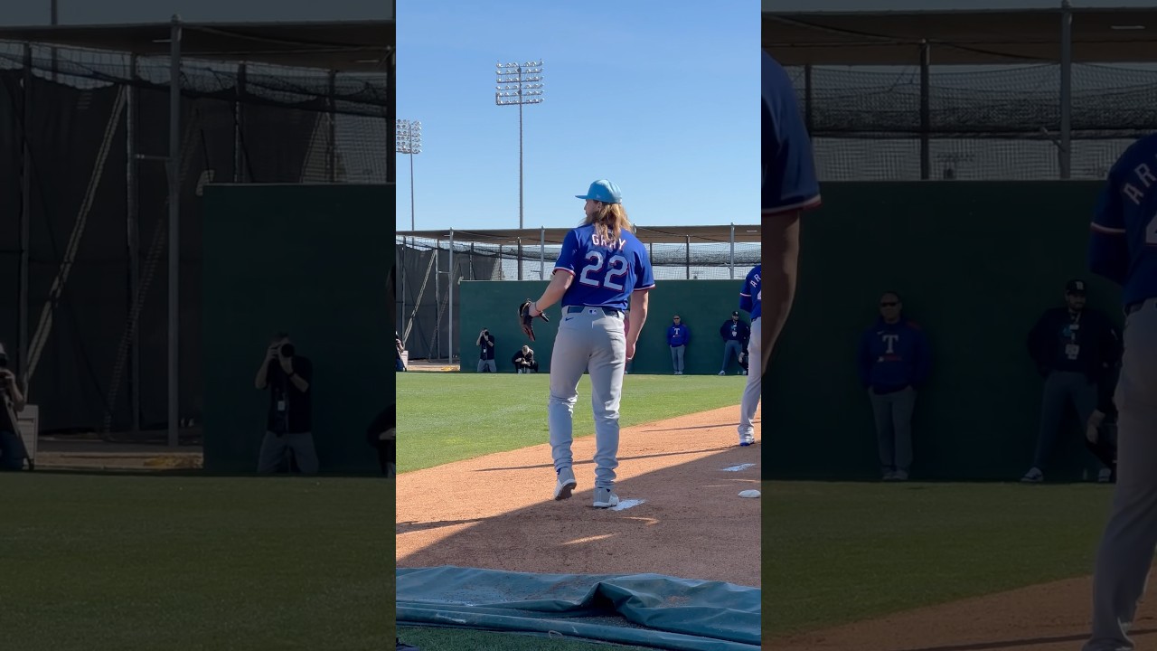 Rangers Spring Training-Jon Gray - DEGROM - Spring Training 2025 #baseball #mlb