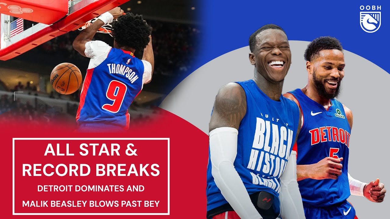 All Star & Record Breaks: Detroit Dominates and Malik Beasley Blows by Bey