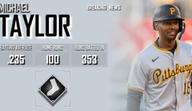 𝐁𝐑𝐄𝐀𝐊𝐈𝐍𝐆 𝐍𝐄𝐖𝐒: Chicago White Sox Sign Veteran Michael Taylor To 1-Year Deal | 2024 MLB Offseason