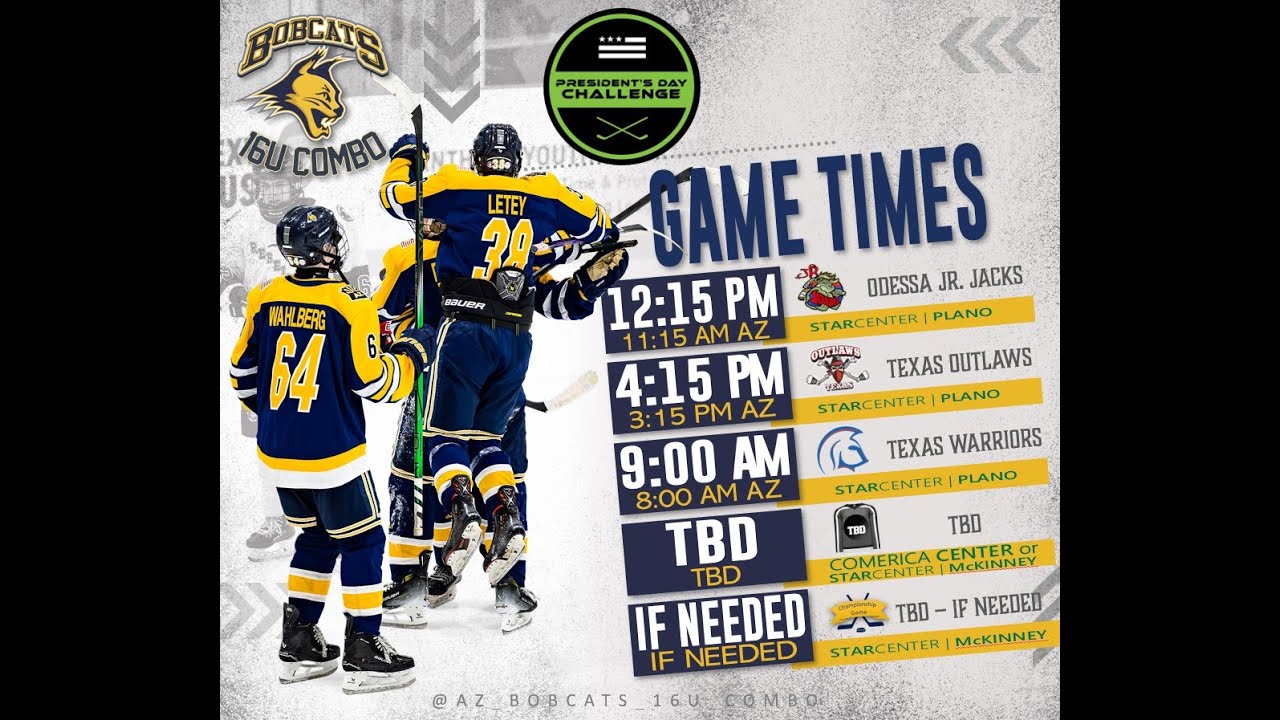 Dallas Tournament: AZ 16U Bobcats vs San Jose Sharks