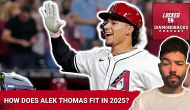 How Does Alek Thomas Fit with Arizona Diamondbacks Outfield? Power Ranking Dbacks Bounce Back Guys
