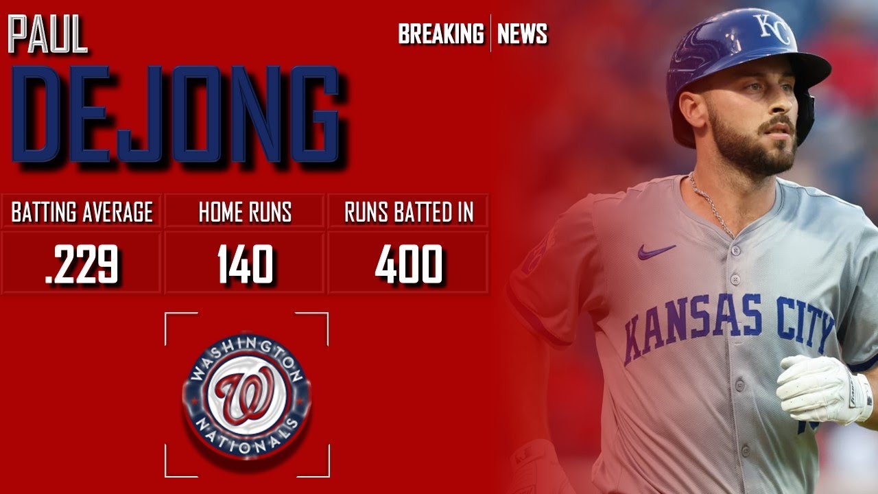 𝐁𝐑𝐄𝐀𝐊𝐈𝐍𝐆 𝐍𝐄𝐖𝐒: Washington Nationals Sign Infielder Paul DeJong To 1-Year Deal | 2024 MLB Offseason