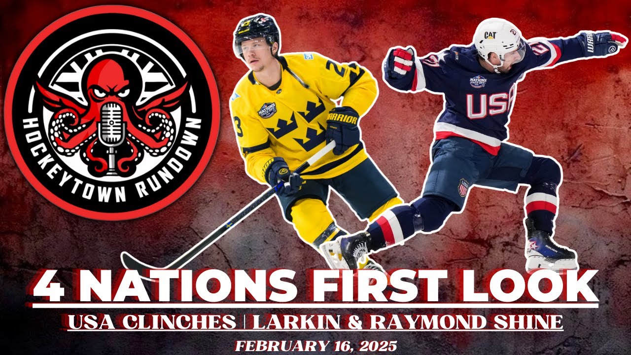 DYLAN LARKIN & LUCAS RAYMOND SHINE AT THE 4 NATIONS FACE-OFF | TEAM USA CLINCHES FINALS