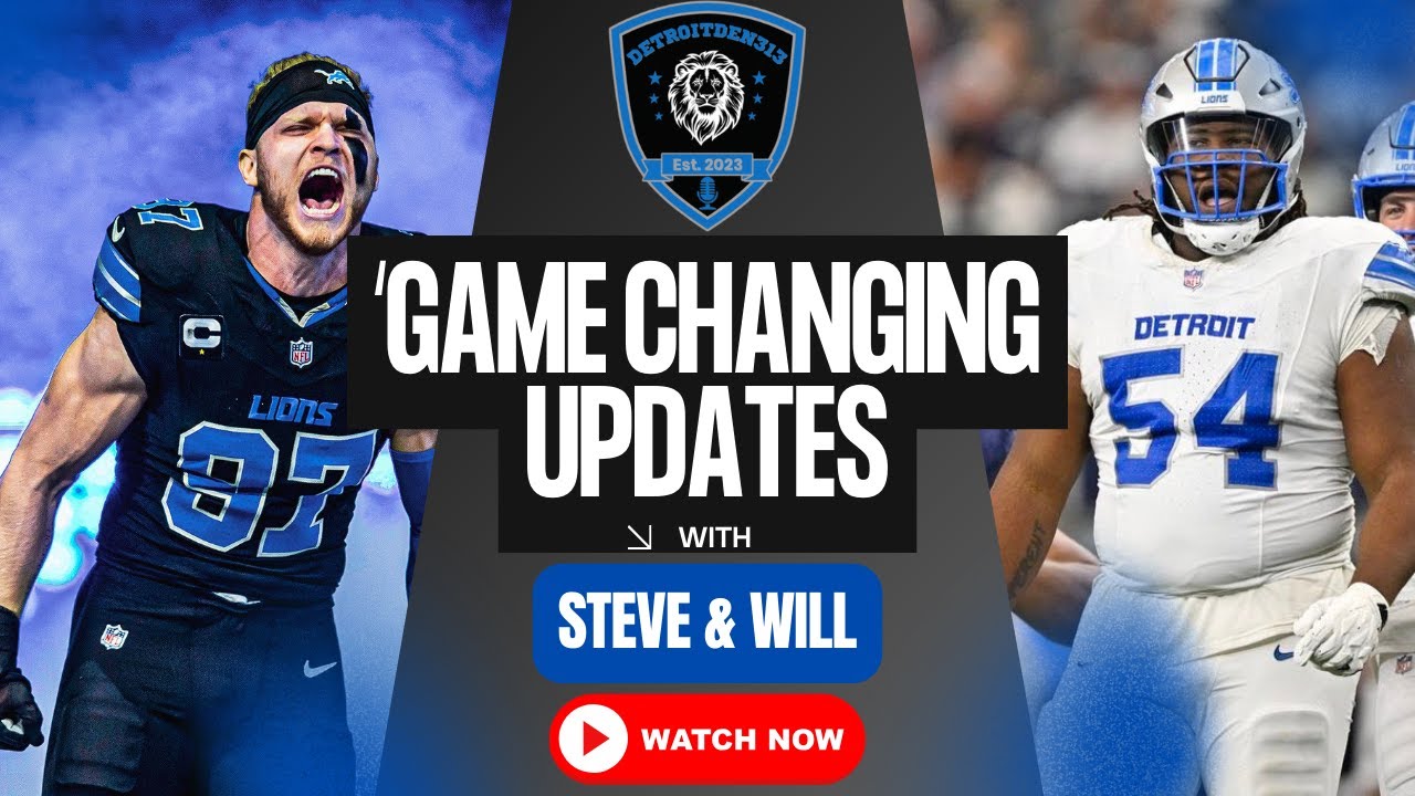 Detroit Lions GAME-CHANGING Injury Updates!