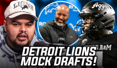 LATEST Detroit Lions Mock Drafts!