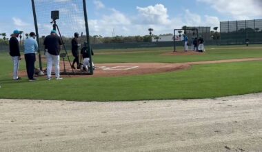 Ronny Henriquez Throws Live Batting Practice with Miami Marlins! (2025 MLB Spring Training)