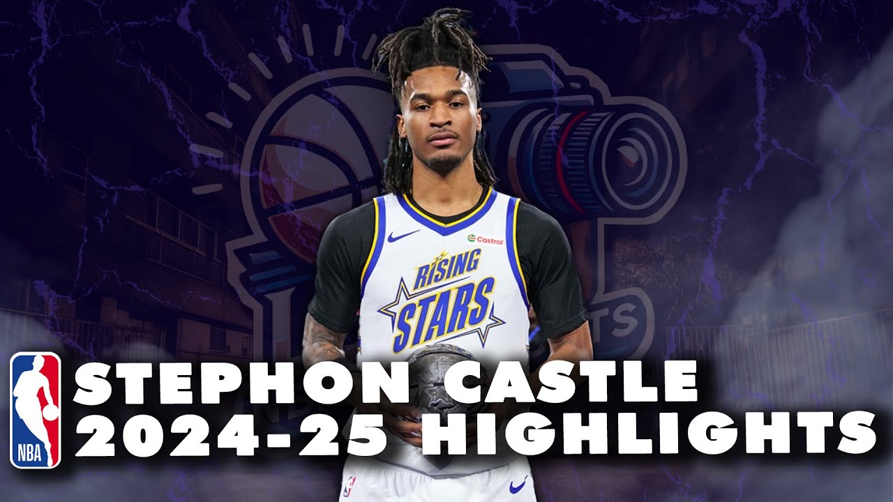 🔥Stephon Castle 2024-25 NBA season highlights with the San Antonio Spurs