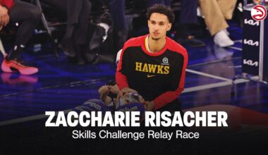 Zaccharie Risacher's Skills Challenge Relay Race