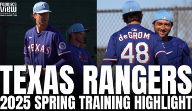 Jacob DeGrom Throws First Bullpen of Texas Rangers Spring Training 2025 | Texas Rangers Highlight