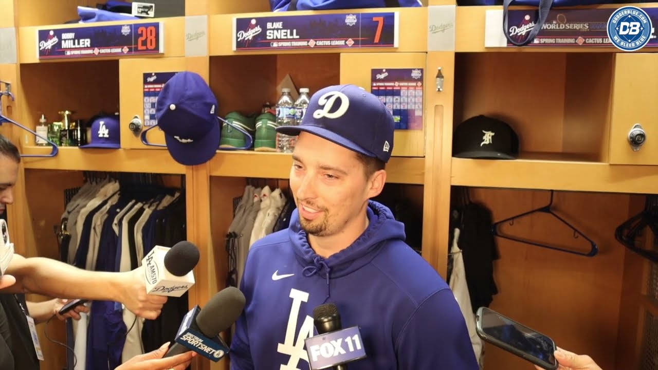 2025 Dodgers Spring Training: Blake Snell critiques first live BP session & getting to know team