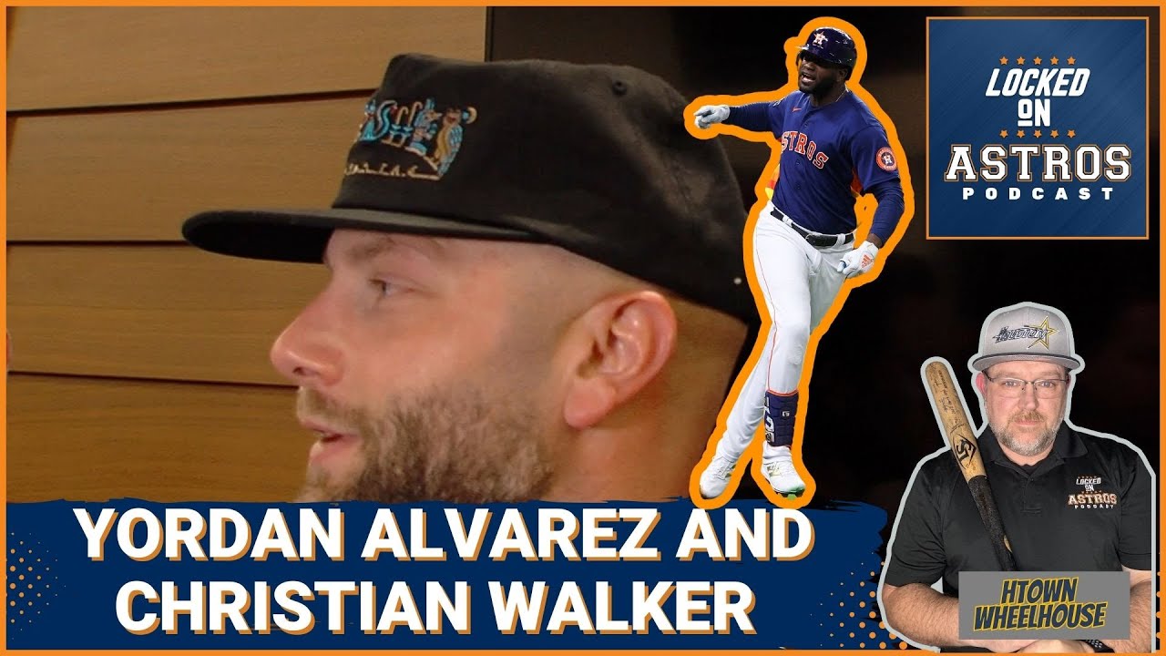 Astros: Yordan Alvarez and Christian Walker Interview