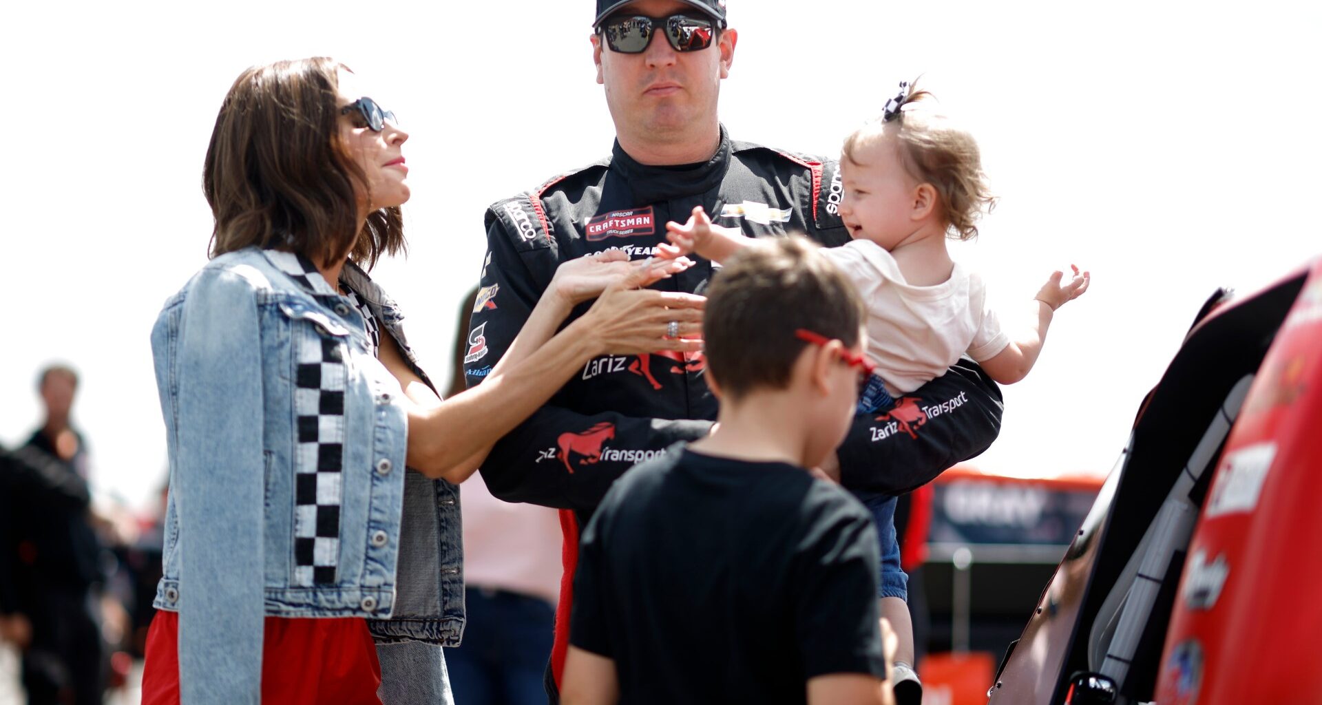 Nascar legend Kyle Busch's wife left in tears after emotional message to Donald Trump following controversial order