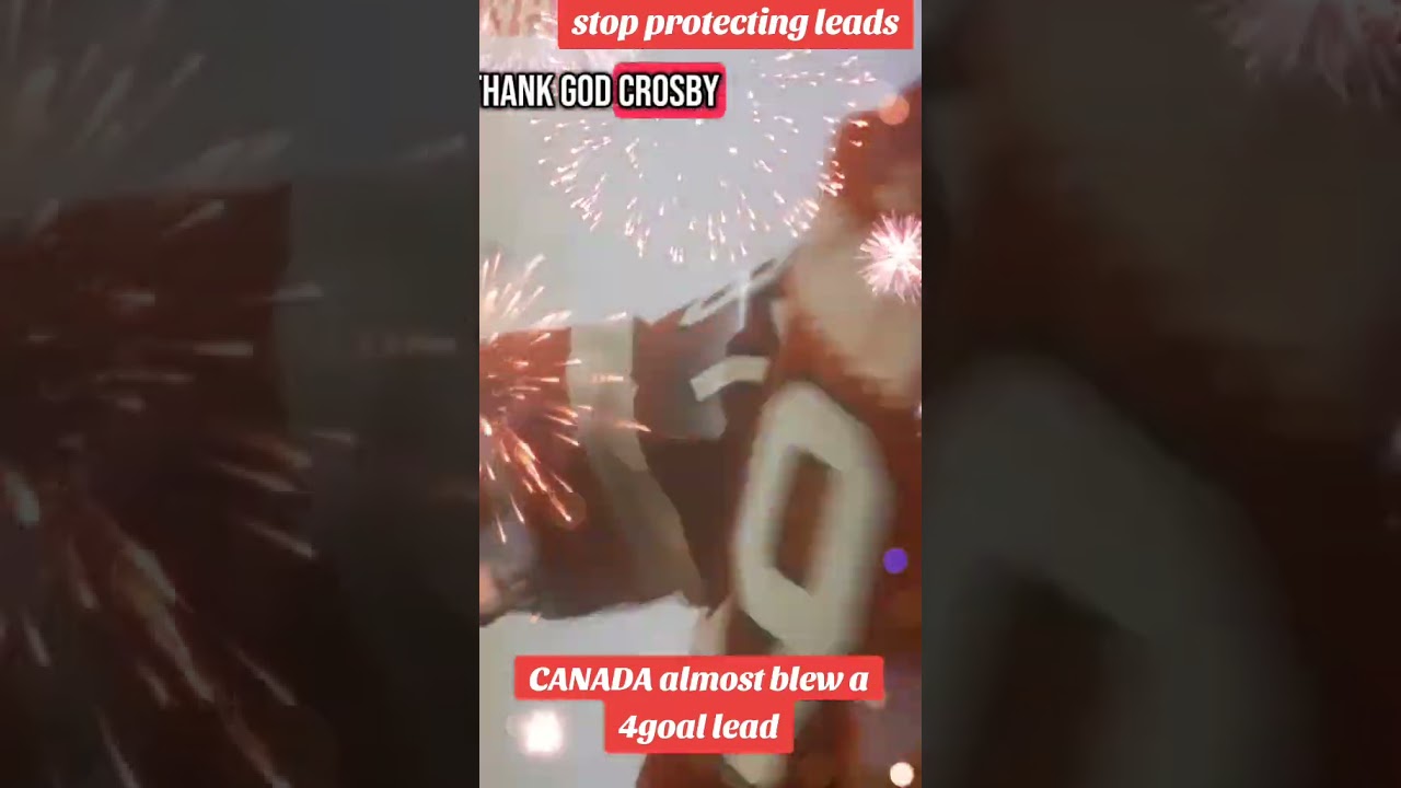 HOCKEY canada VS FINLAND almost blew a 4 to 0 lead win 5 to 3. #hockey #4nations #fournations #NHL