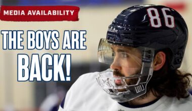 THE BOYS ARE BACK! Blue Jackets Return to Columbus for Practice | Media Availability