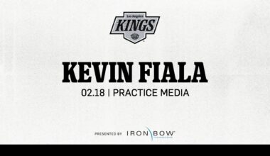 Forward Kevin Fiala | 02.18 LA Kings Practice in El Segundo