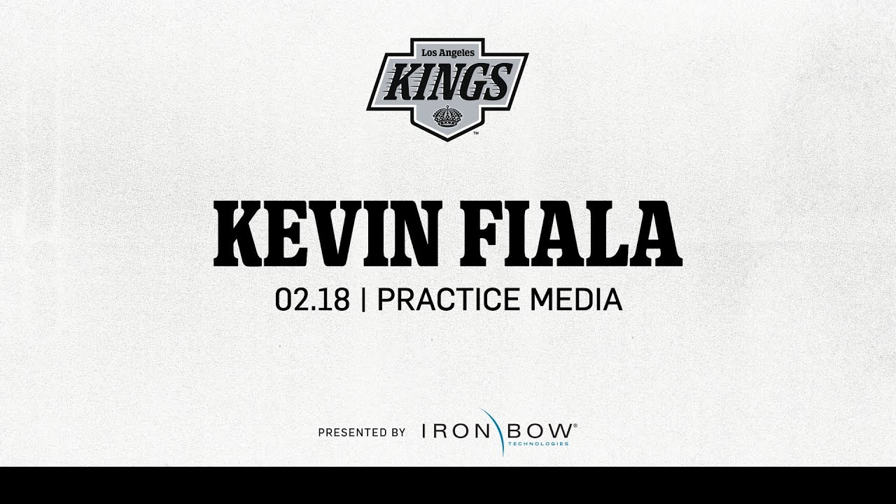 Forward Kevin Fiala | 02.18 LA Kings Practice in El Segundo