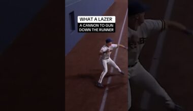 Joey Wiemer threw a dart to get the runner out at second 🎯