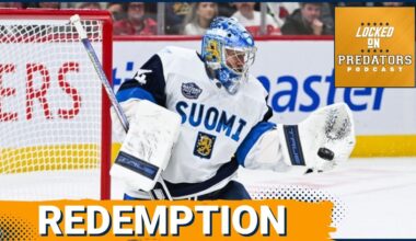 Nashville Predators at the 4 Nations Face-off: Redemption for Juuse Saros, Trouble for Gus Nyquist?
