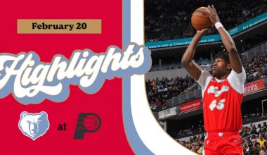 Memphis Grizzlies Highlights vs Indiana Pacers