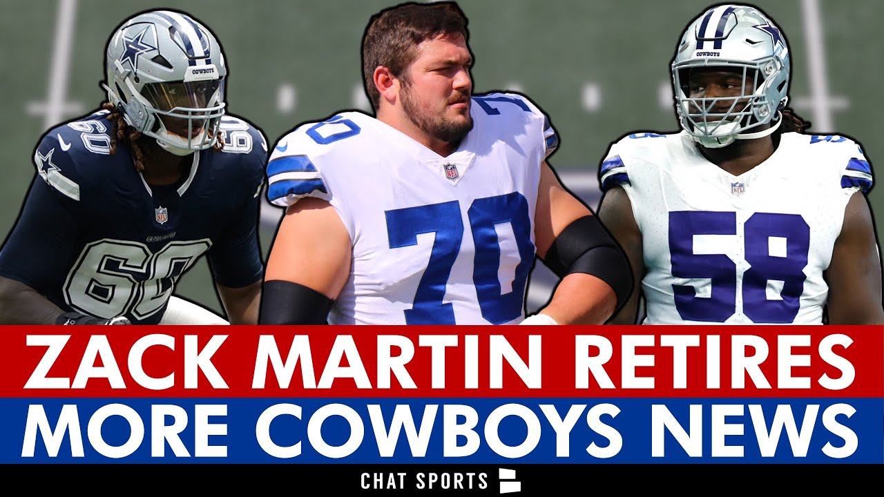 BREAKING: Zack Martin Retires + Cowboys Get QUADRUPLE DOSE Of News Ft. Tyler Guyton & Mazi Smith