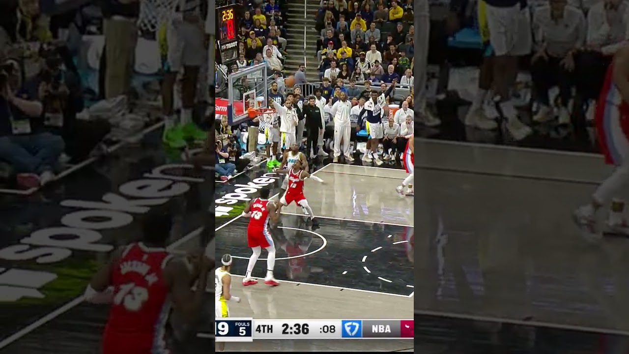 Tyrese Haliburton Buries Fourth Three Late in Q4 vs. Grizzlies | Indiana Pacers