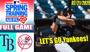 New York Yankees vs Tampa Bay Rays Game Highlights | MLB Highlights 2025