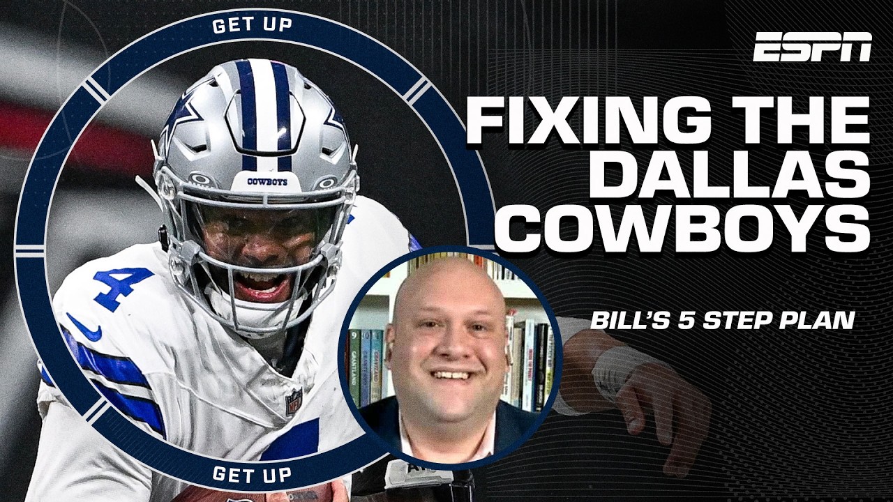 5 STEP PLAN TO FIX THE COWBOYS 📈 Re-signing Micah Parsons, Dak Prescott's contract & MORE | Get Up