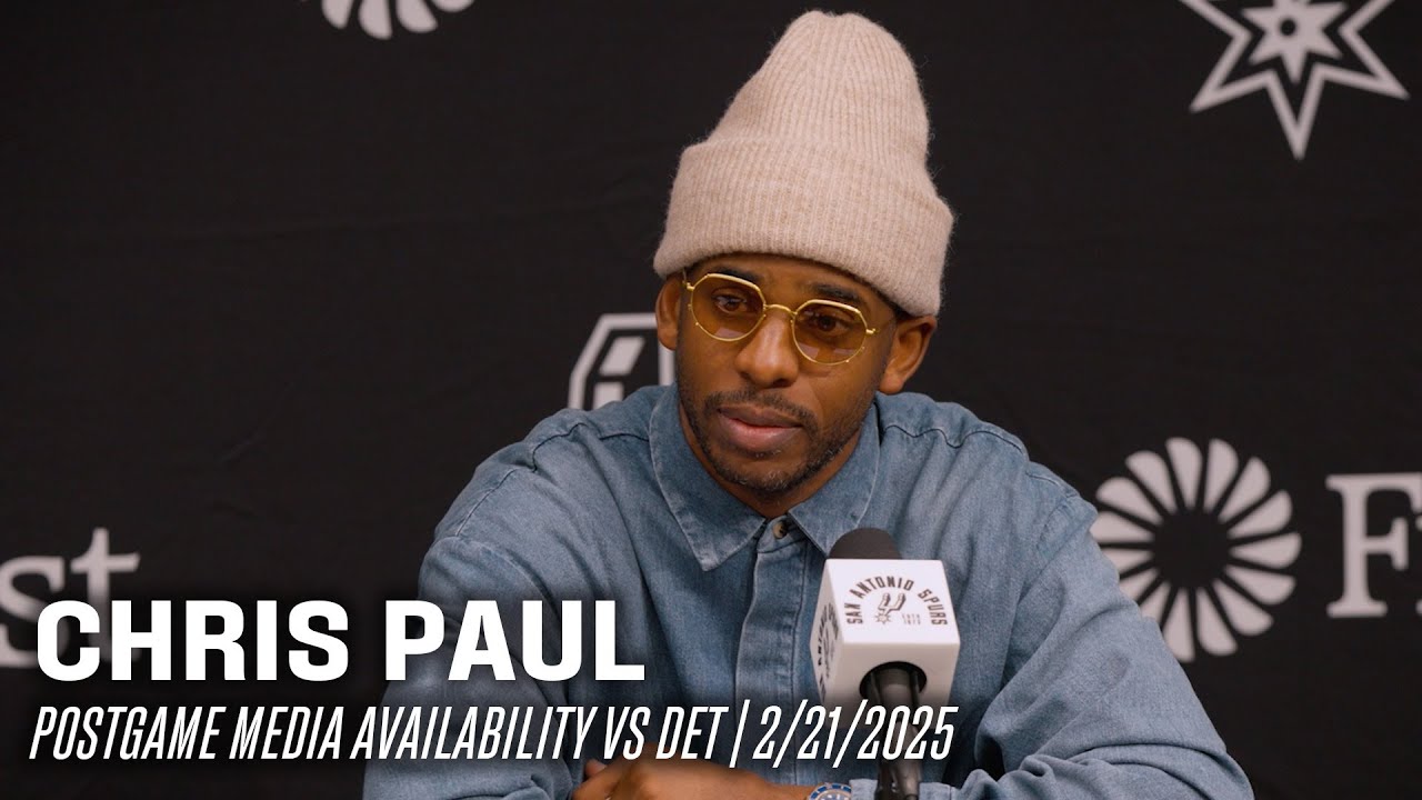 Chris Paul Postgame vs Detroit Pistons | 2.21.2025