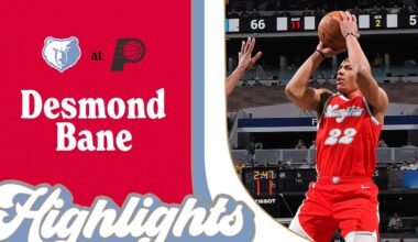Desmond Bane Highlights vs. Indiana Pacers